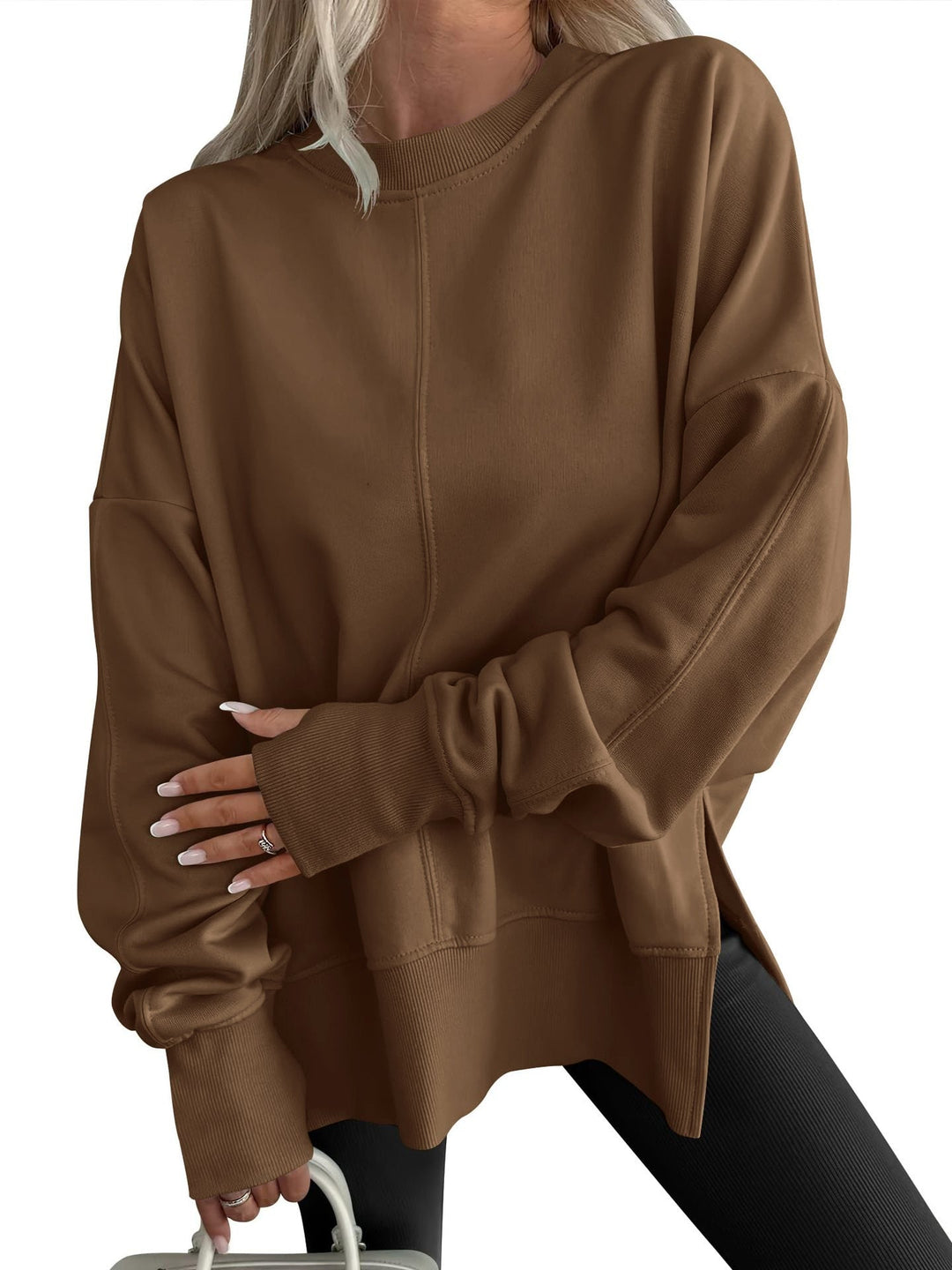 Verolyn - Oversized Long Sleeve Sweatshirt