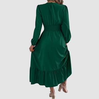 Verolyn - Ruffled Hem Midi Dress
