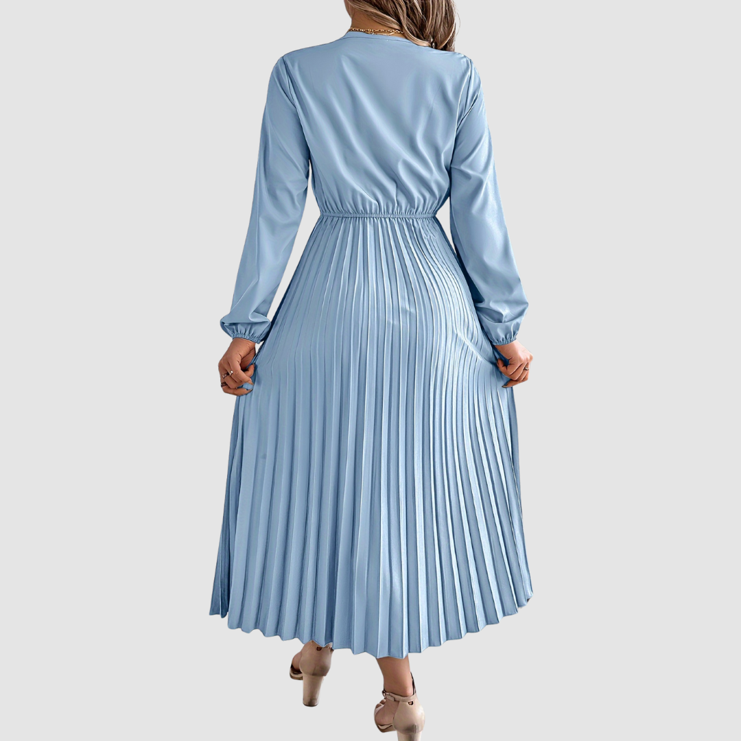 Verolyn - Lace V-Neck A-Line Dress