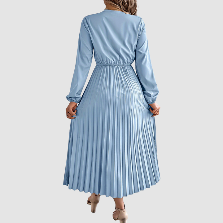 Verolyn - Lace V-Neck A-Line Dress