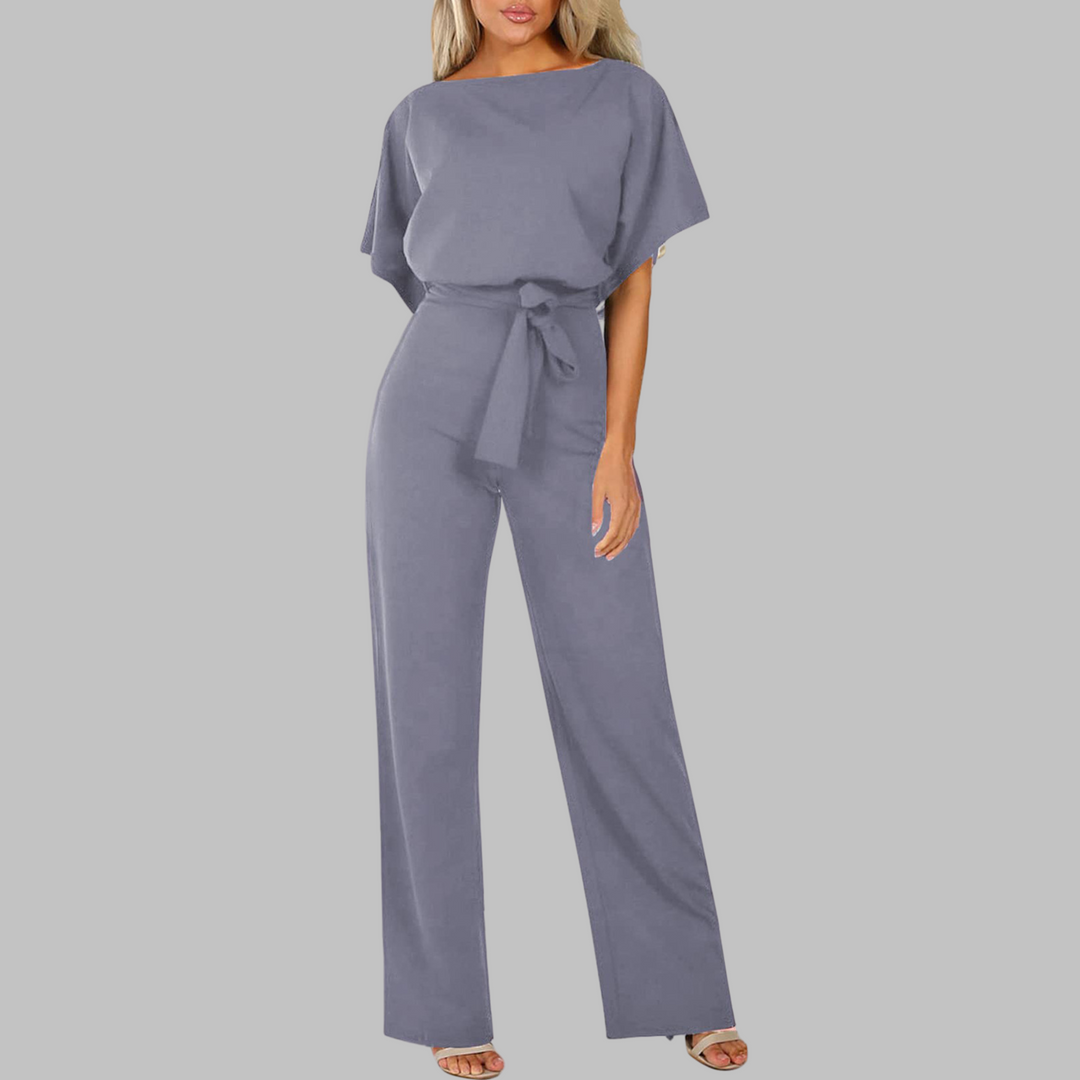 Verolyn - Tie Front Batwing Jumpsuit