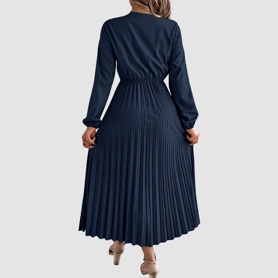 Verolyn - Lace V-Neck A-Line Dress