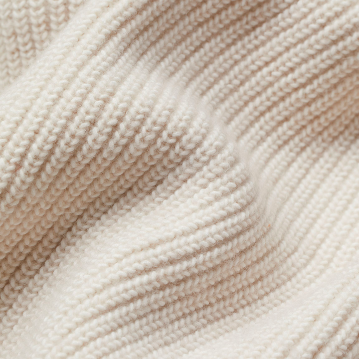 Longline Ribbed Pocket Cardigan in Beige — VerolynBoutique