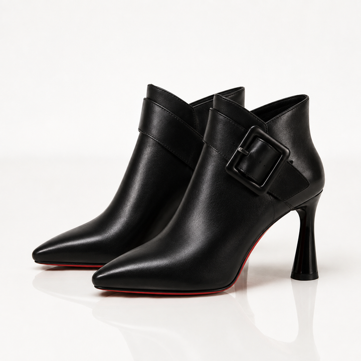 Verolyn buckle sculpted heel ankle boots – view 5