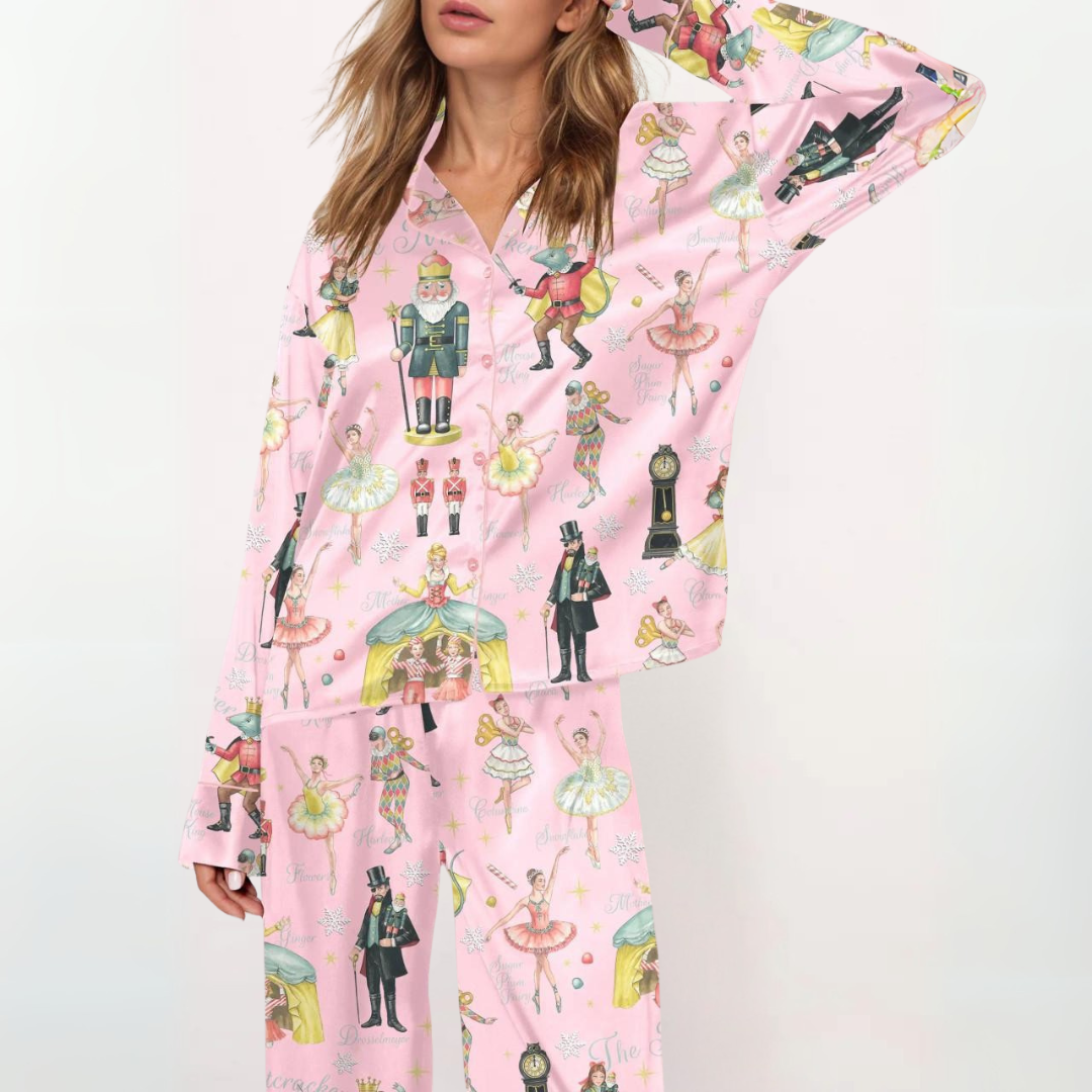 Verolyn - Printed Button Pyjama Set