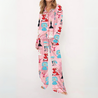 Verolyn - Printed Button Pyjama Set