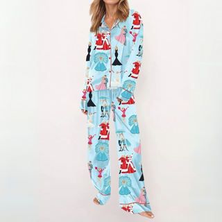 Verolyn - Printed Button Pyjama Set
