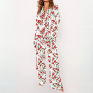 Verolyn - Printed Button Pyjama Set