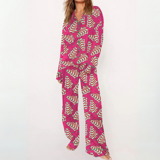 Verolyn - Printed Button Pyjama Set