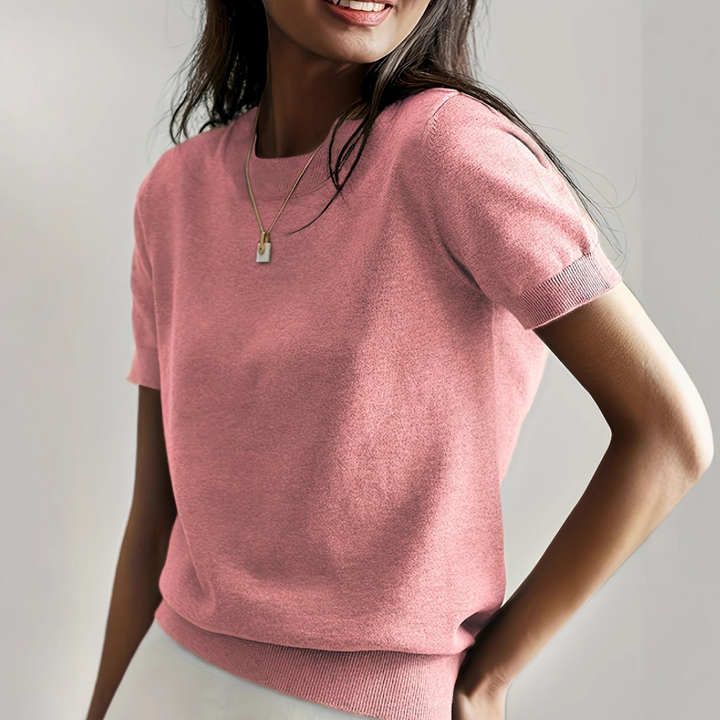 Verolyn - Relaxed Crew Neck Top