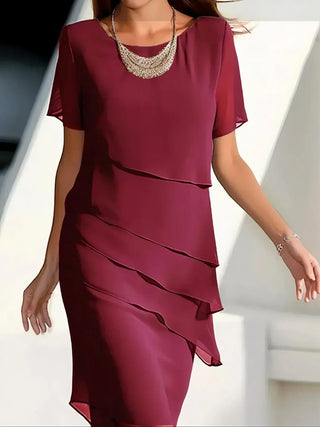 Verolyn - Layered Chiffon Dress