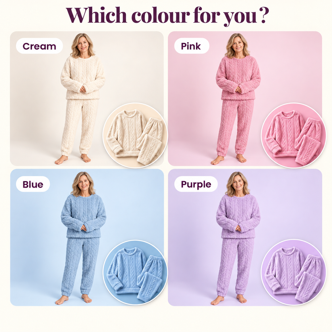 Verolyn sherpa fleece lounge set – view 4