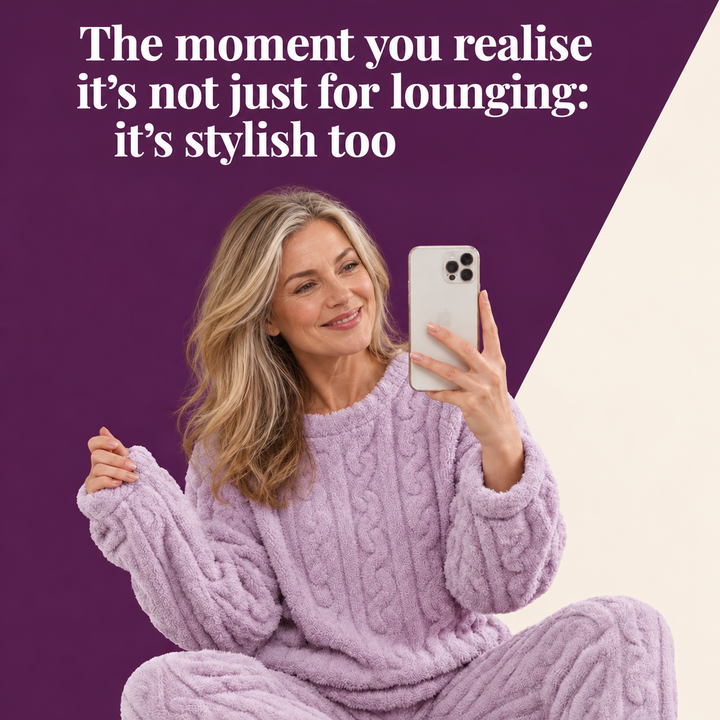 Verolyn sherpa fleece lounge set