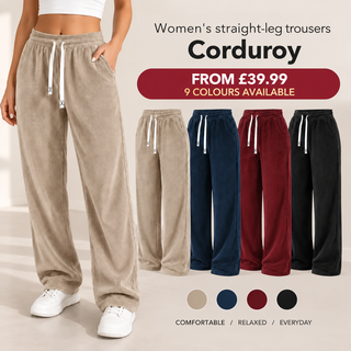 Verolyn - Straight Leg Corduroy Joggers
