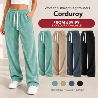 Verolyn - Straight Leg Corduroy Joggers