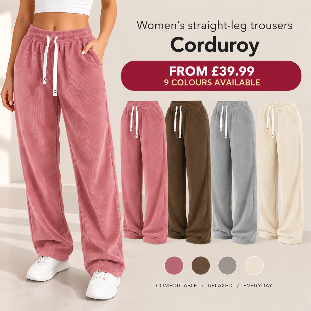 Verolyn - Straight Leg Corduroy Joggers