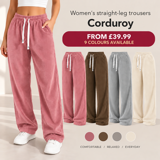 Verolyn - Straight Leg Corduroy Joggers