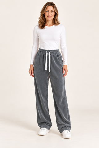 Verolyn - Straight Leg Corduroy Joggers
