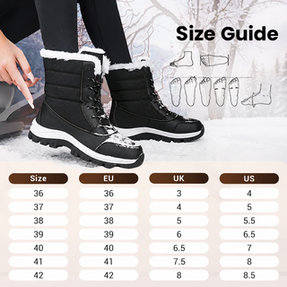 Verolyn - Waterproof Insulated Snow Boots