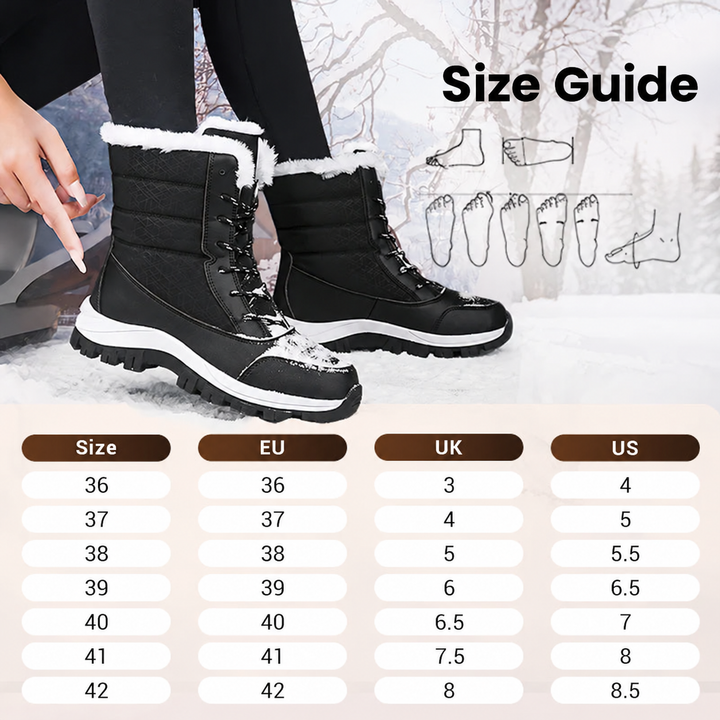 Verolyn - Waterproof Insulated Snow Boots