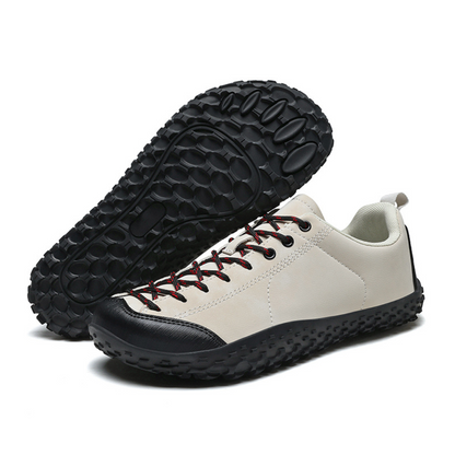 Waterproof Wide-Toe Walking Shoes in White — VerolynBoutique
