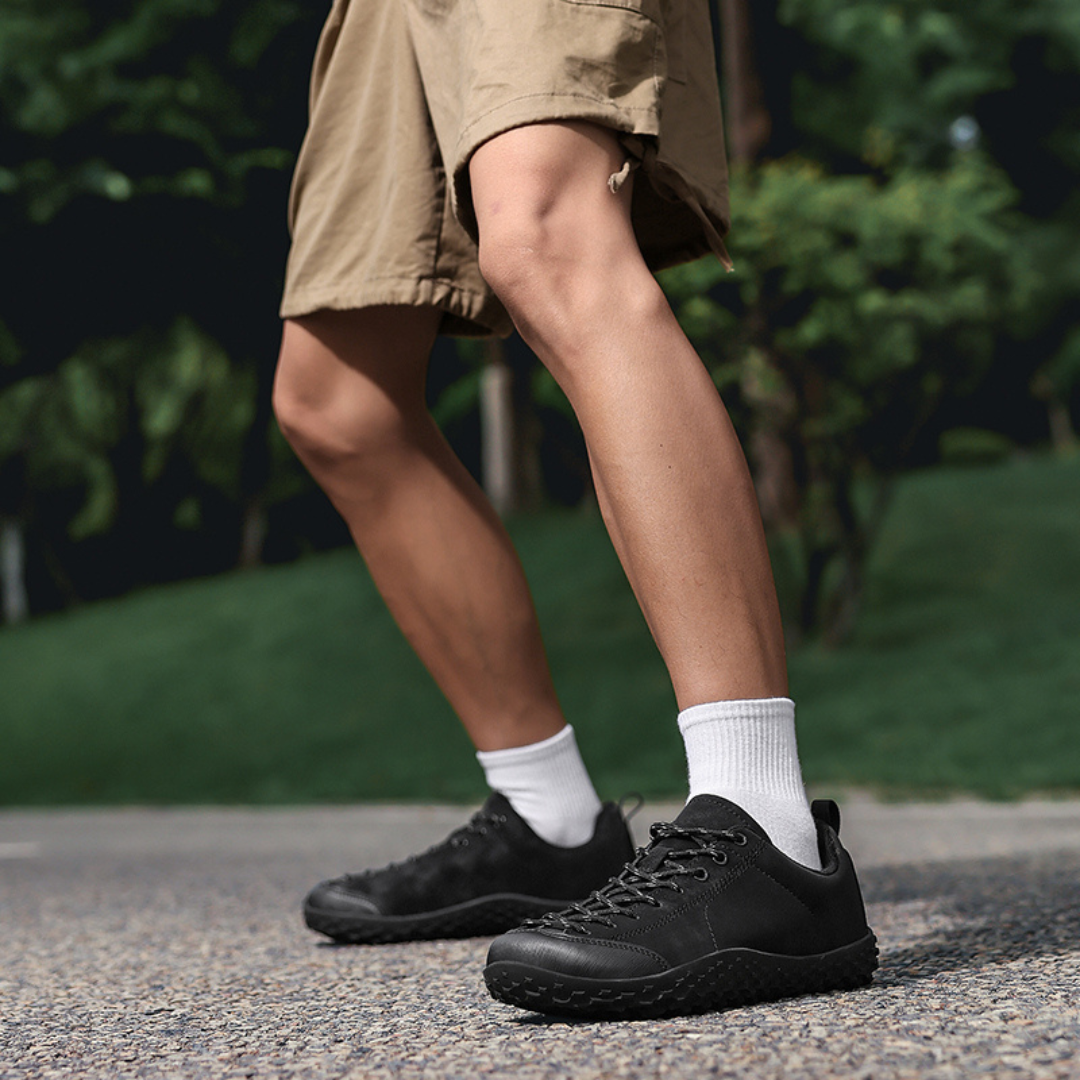 Waterproof Wide-Toe Walking Shoes in White — VerolynBoutique