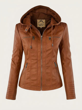 Verolyn classic leather-look jacket – view 2