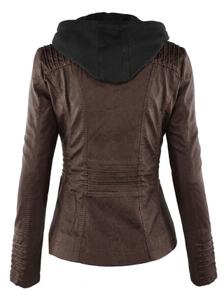 Verolyn classic leather-look jacket – view 6