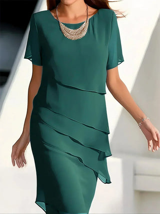 Verolyn - Layered Chiffon Dress