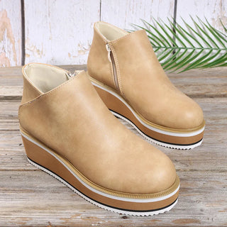 Verolyn side zip wedge ankle boots – view 7