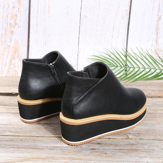 Verolyn side zip wedge ankle boots – view 8
