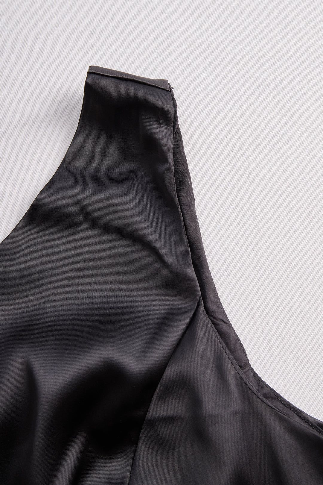 One-Shoulder Slit Evening Gown in Black — VerolynBoutique