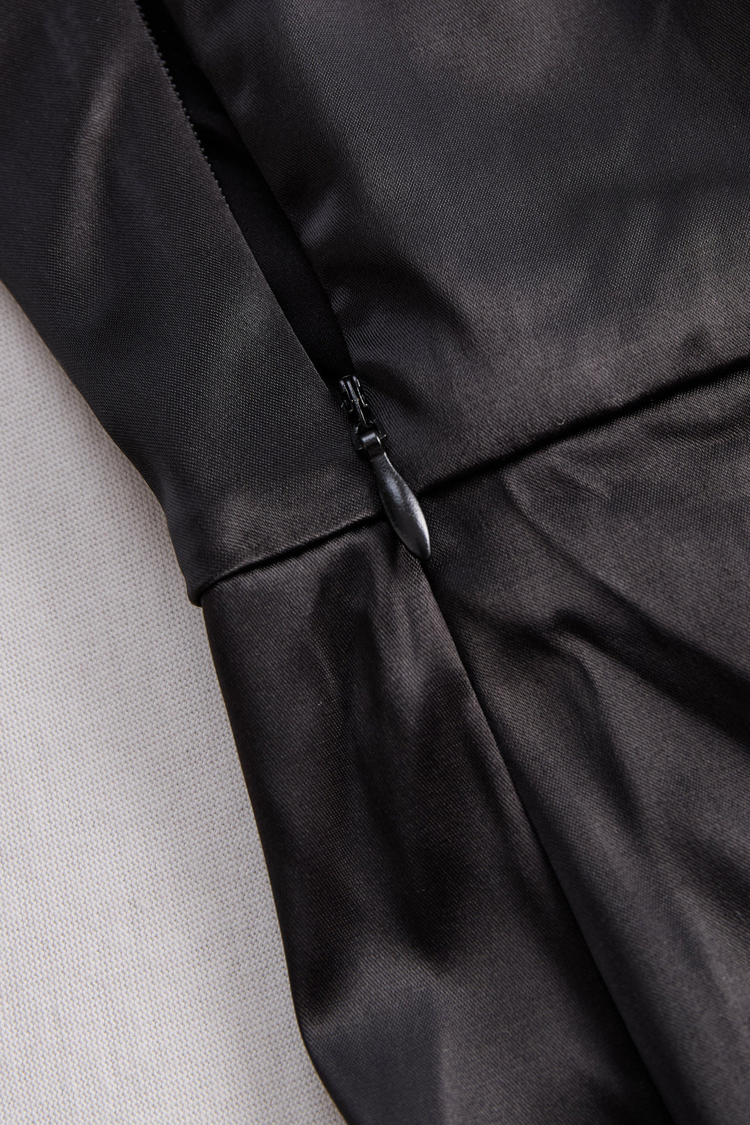 One-Shoulder Slit Evening Gown in Black — VerolynBoutique