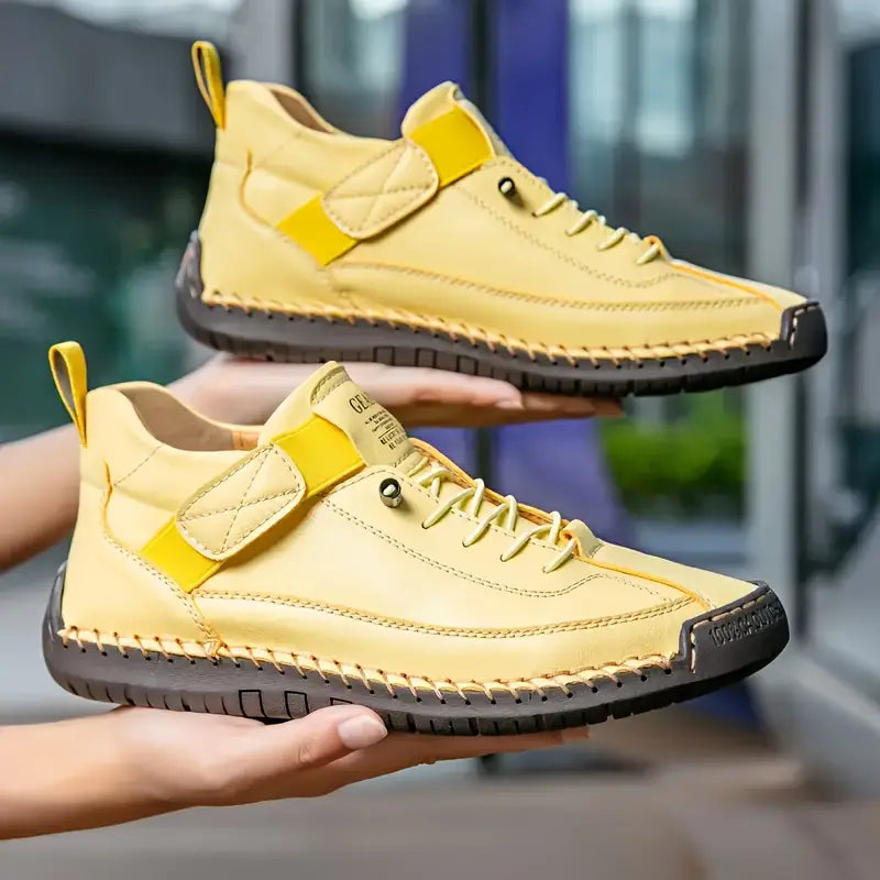 Slip-On Comfort Sneakers in Yellow — VerolynBoutique