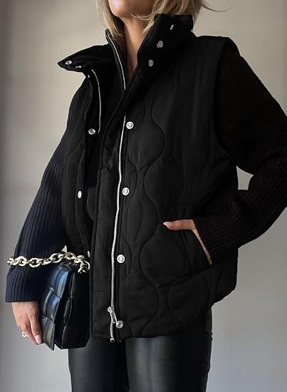 Verolyn - Button-Up Puffer Vest