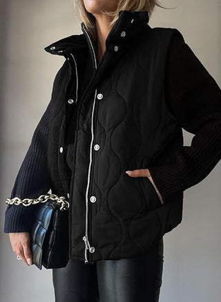 Verolyn - Button-Up Puffer Vest