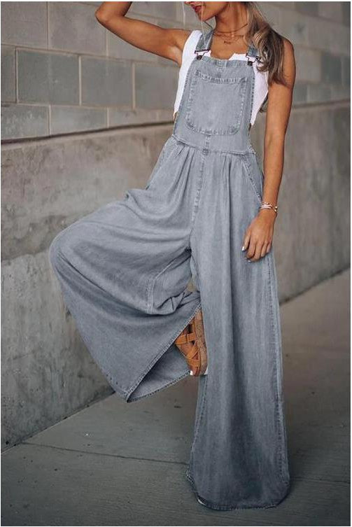Verolyn - Vintage Wide Leg Jumpsuit