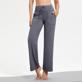 Patch Pocket Wide Leg Trousers in Rhinoceros Grey — VerolynBoutique