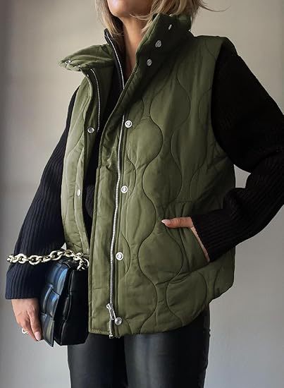 Verolyn - Button-Up Puffer Vest