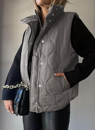 Verolyn - Button-Up Puffer Vest