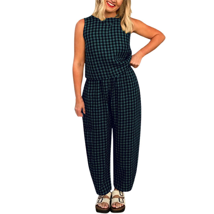Verolyn - Sleeveless Two-Piece Lounge Set