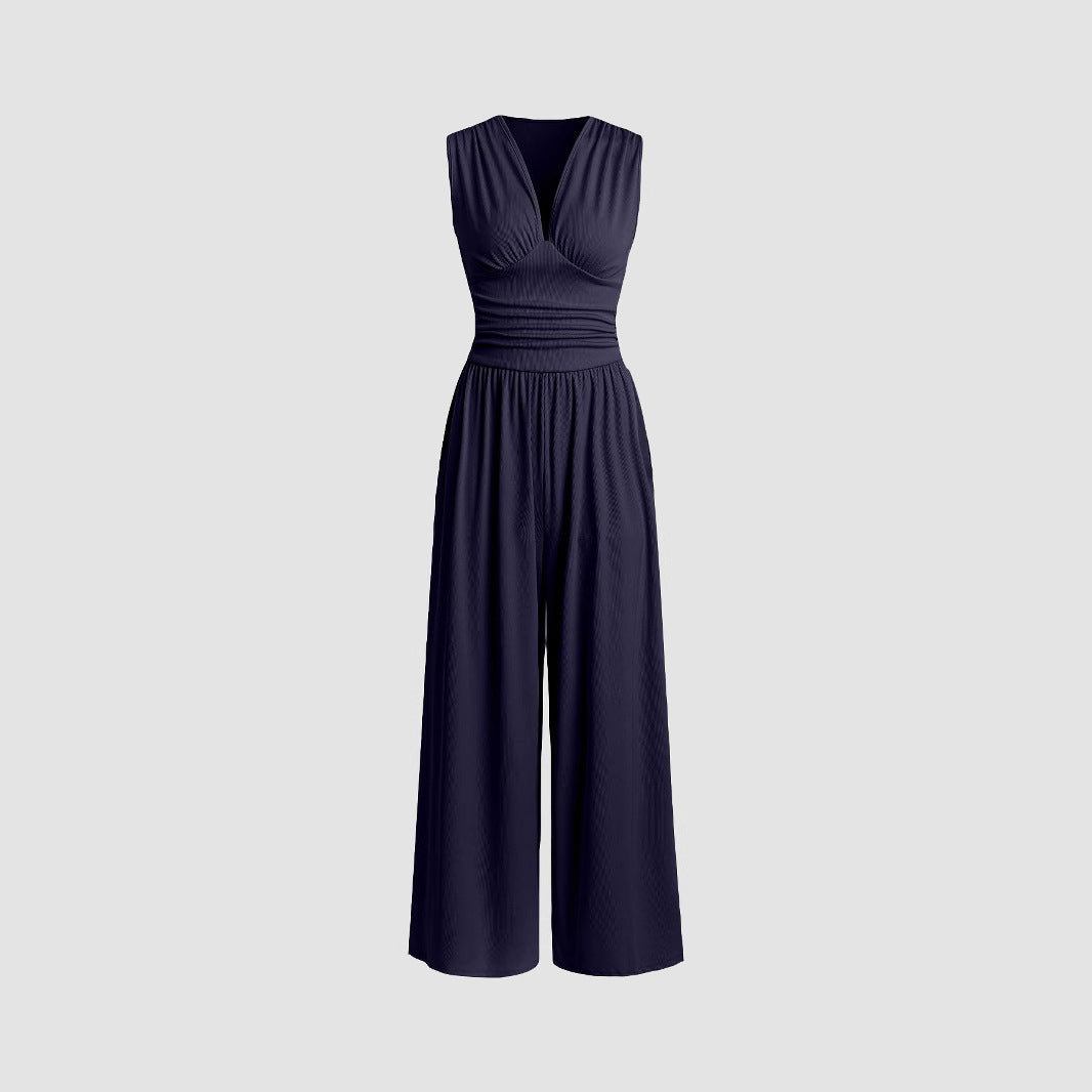 Verolyn - Ruched Casual Jumpsuit