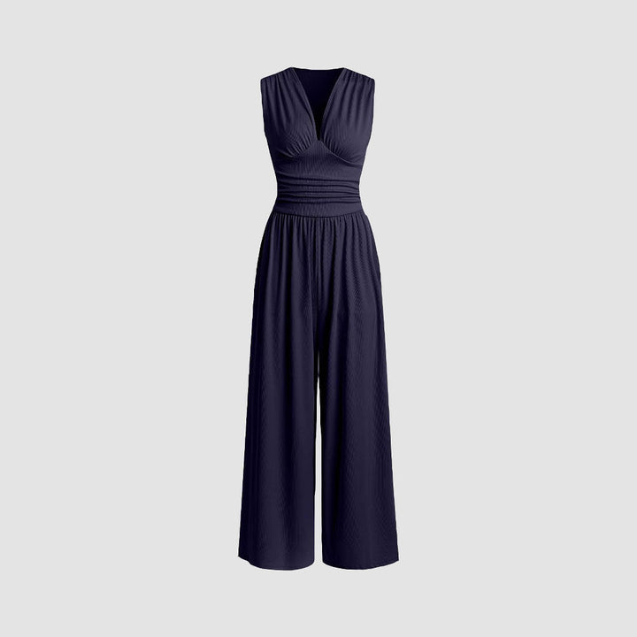 Verolyn - Ruched Casual Jumpsuit