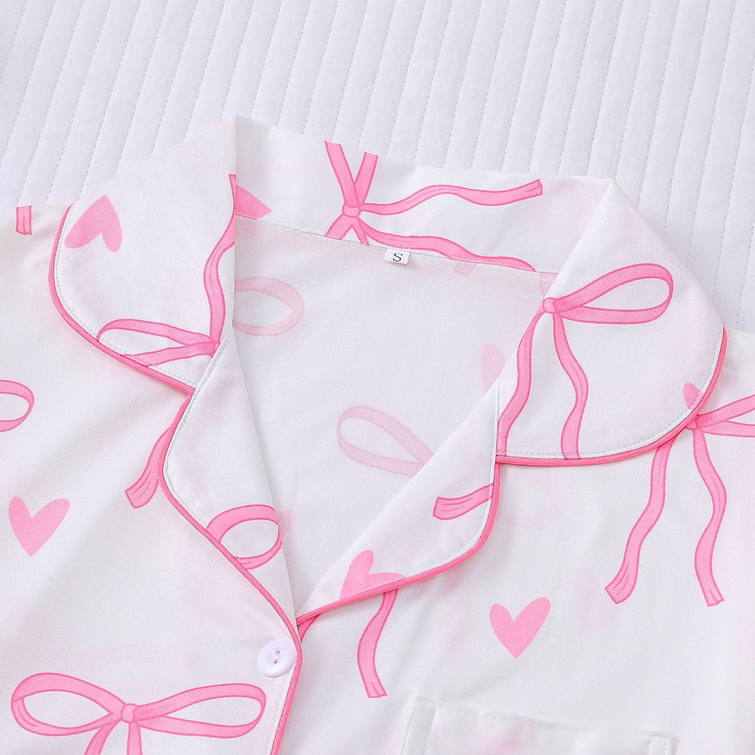 Verolyn - Crop Shirt Short Pyjama Set