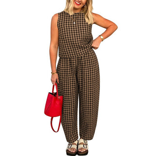 Verolyn - Sleeveless Two-Piece Lounge Set