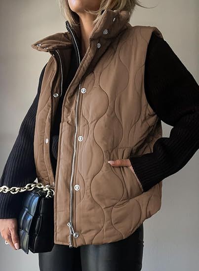Verolyn - Button-Up Puffer Vest