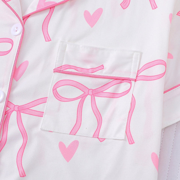 Verolyn - Crop Shirt Short Pyjama Set