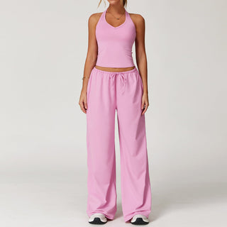 Verolyn - Crop Tank &amp; Wide-Leg Trouser Set