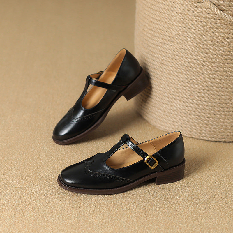 Verolyn cushioned t-strap block heel mary janes – view 6