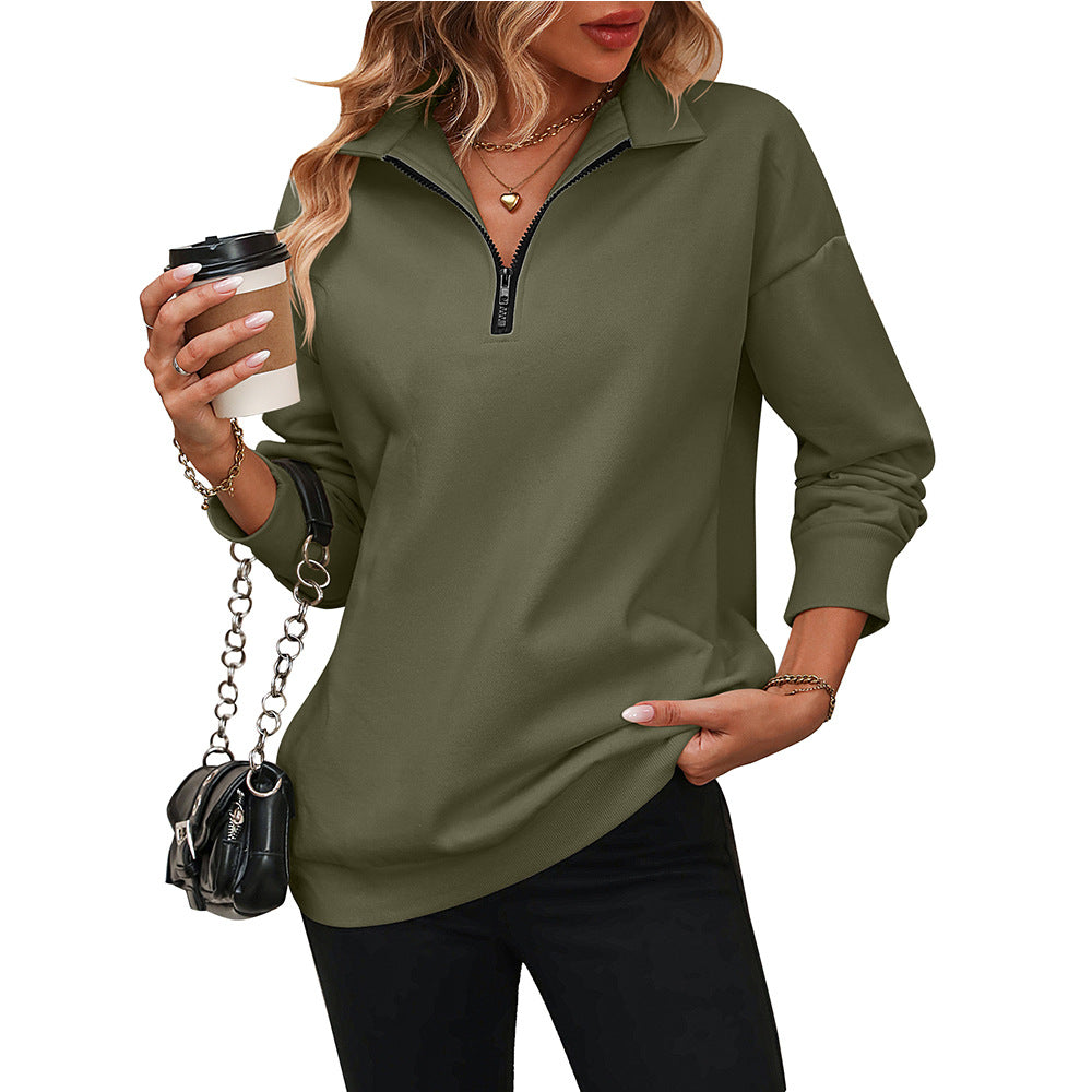 Verolyn - Casual Zip Sweatshirt